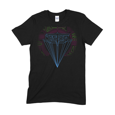 NESTOR - T-SHIRT, LOGO NEON