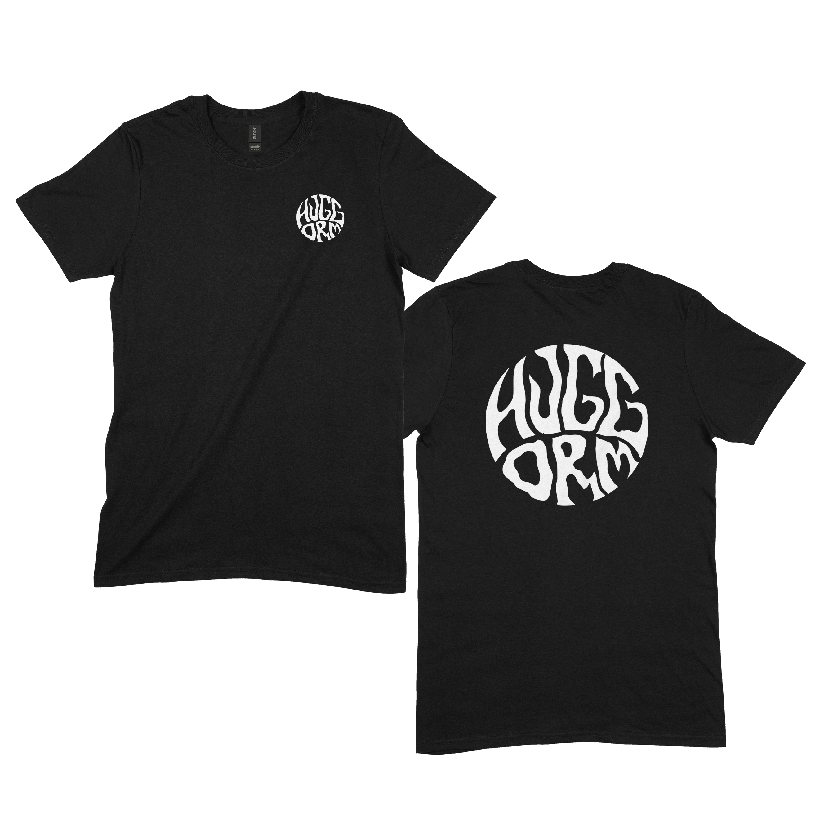 HUGGORM - T-SHIRT, LOGO (FRONT & BAK)
