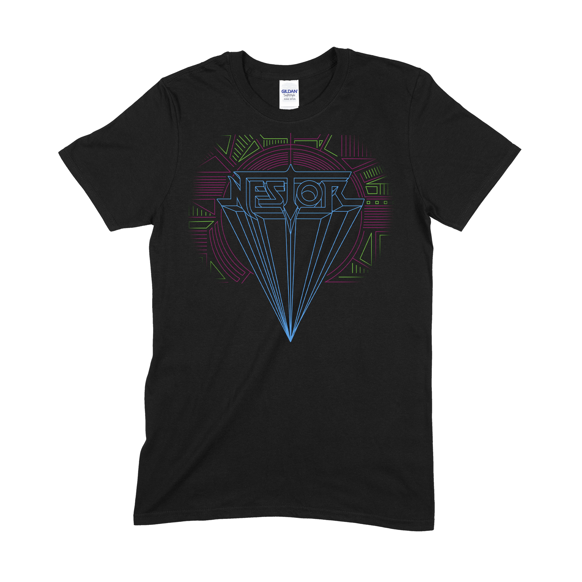 NESTOR - T-SHIRT, LOGO NEON